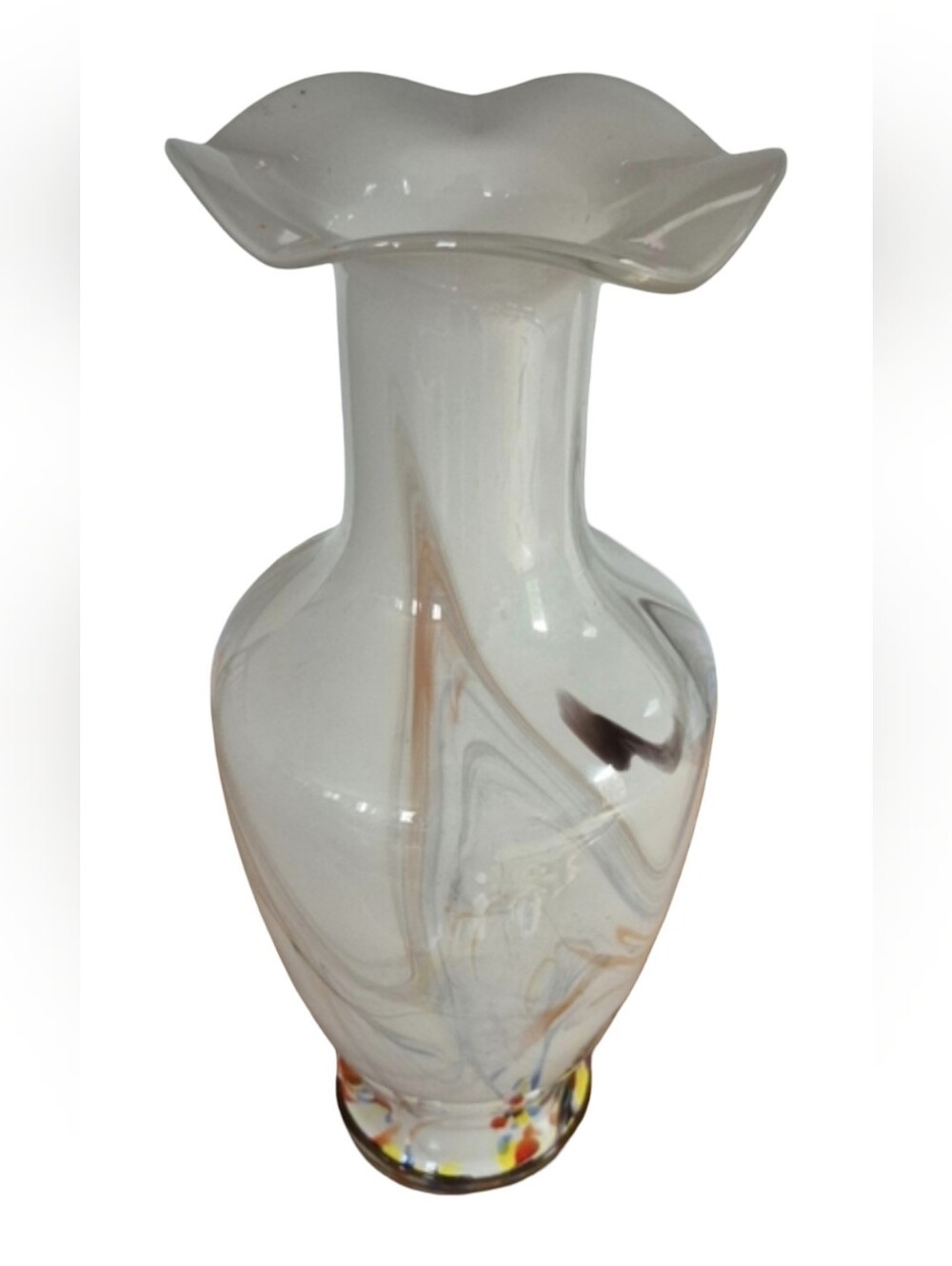 Vintage Decorative Art Glass Vase